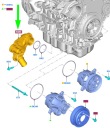 TUYAU CONNEXION POMPE EAU FORD RANGER T6 MK3 GK2Q-8A544-BA 2380746ORYGINALNAphoto 7
