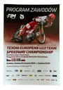 PROGRAM ZAWODÓW EUROPEAN U23 TEAM SPEEDWAY CHAMPIONSHIP KRAKÓW 24.08.2024