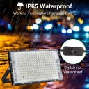 CREATESTAR LED (СВІТЛОДІОД) ФАРА 150W 2ШТ СУПЕР СВІТЛИЙ 15000LM IP65 NA ЗОВНІШ.  (18218391102) фото min 5