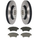 ПЕРЕДНИЕ ДИСКИ + КОЛОДКИ RENAULT SCENIC II MEGANE II