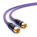 MELODIKA MD2R10 PURPLE RAIN ПАРА АУДИОКАБЕЛЕЙ RCA - RCA CINCH OFC 1м