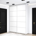 Шкаф-купе LORIS PLUS 190X242X45 высокий, белый