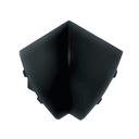 Внутренняя угловая планка столешницы, МАТОВЫЙ ЧЕРНЫЙ