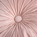 Dekoračný plisovaný vankúš velúr okrúhly púdrový ružový 35 cm NOVINKA Kód výrobcu poduszka 4