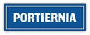 Tabliczka PORTIERNIA 30x10 cm UV