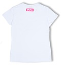 DAVCA Dámske tričko white pink logo L EAN (GTIN) 5904703242338