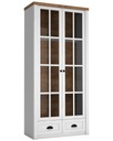 Прованс Andersen W2S белая 2-дверная витрина