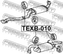 FEBEST TEXB-010 PERCHERO SILENCIADOR 