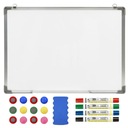 МАГНИТНАЯ БЕЛАЯ ДОСКА 90Х60 см + АКСЕССУАРЫ - НАБОР