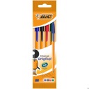 Ручка Bic оранжевая 4 цвета