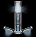 Sušič rúk Dyson 9KJ HU03 Airblade HEPA oceľ DYSON 9KJ HU03 AIRBLADE Nominálny výkon 900 W