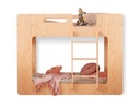 MIMI детская двухъярусная кровать 90x190 П NATURAL EKO