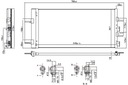 CONDENSADOR DE ACONDICIONADOR BMW 1 F40 2 F45 2 GRAN CUPÉ F44 2 GRAN TOURER 