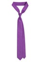 Фиолетовый галстук в белый горошек Lancerto M.606