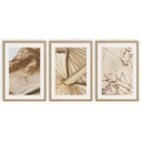 НАБОР ПОСТЕРОВ А3 БОХО ОСЕНЬ БЕЖЕВАЯ ТРАВА ЛИСТ КОРИЧНЕВЫЙ