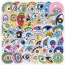 100 PIEZAS DE COLORES TURECKIE EVIL EYE KRESKOWKI LOK3549 