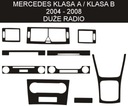 MERCEDES CLASE B W245 OKLEINY DISEÑO PANEL TORPEDA PEGATINAS BA TORPEDA DISEÑO 3D 