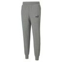 Puma spodnie dresowe męskie PUMA ESS LOGO PANTS TR CL 586716 03 szary r. XS