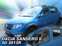 DACIA SANDERO II STEPWAY II ОБтекатели с 2013 по 2020 год. НАБОР из 4 шт.