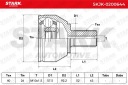 JOINT EXTÉRIEUR STARK SKJK-0200644 AVANT VERS FORD MONDEO IV TURNIER (BA7)photo 7