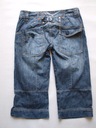 NEXT džínsové nohavice bermudy _ S / M _ 36 / 38 Zapínanie zips