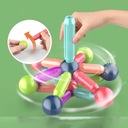 OKTATÓ NAGY MÁGNESES ÉPÍTŐKOCKÁK MAGNETIC STICKS 64 db-os Márka márkanév nélkül