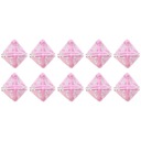 ZESTAW 10 KOSTEK K4 RPG KARMAZYNOWA GWARDIA KOŚĆ CZTEROŚCIENNA