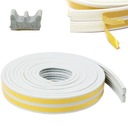 ПРОКЛАДКА РЕЗИНОВАЯ САМОКЛЕЯЩАЯСЯ, ВЕТРОЗАЩИТНАЯ, ВОДОНЕПРОНИЦАЕМАЯ ДЛЯ ОКОН 12М*9ММ