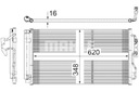 MAHLE CONDENSADOR DE ACONDICIONADOR BMW 1 E87 1 F20 1 F21 2 F22 F87 2 F23 3 