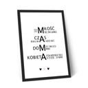Типографский постер - МАМА + рамка А4
