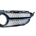 РЕШІТКА MERCEDES W205 РЕСТАЙЛ 2018-2021 DIAMOND ЧОРНИЙ C-KLASA AMG СТИЛЬ  (18340700613) фото min 6