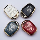 GREY BLAKIN2/3 BUTTONS TPU CAR KEY CASE FOB SHELL PARA TOYOTA AQUA RACTIS VI 