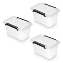 Набор из 3-х контейнеров SimpleStore с крышкой 0,65