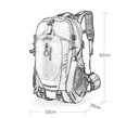 большой спортивный походный рюкзак (i078)