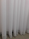 DŁUGA FIRANA WOAL GIPIURA FIRANKA z taśmą SALON BALKON TARAS SZYCIE GRATIS!