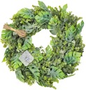 BUXPANNE GREEN VANUE 47cm DS1091 WHITE MONSTERY LEAVES BUXPANNE