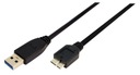 LogiLink micro USB-B 1,0 м, черный