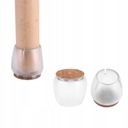 16 Чехлов на ножки стульев из фетра 12-16 мм.