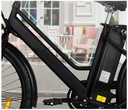 E-BIKE Elektryczny rower miejski 350W 80km 36v 26&quot; Wyposażenie dodatkowe bagażnik błotniki licznik oświetlenie wspomaganie elektryczne