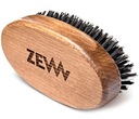 Скребок для бороды ZEW из бука с натуральной щетиной кабана.