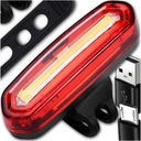 ЗАДНИЙ ВЕЛОСИПЕДНЫЙ ФОНАРЬ, ЗАРЯДНЫЙ, USB LED COB, КРАСНЫЙ, АККУМУЛЯТОРНЫЙ