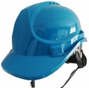Prilba BOZP Stavebná pracovná ochranná modrá odvetraná s popruhom Kód výrobcu Kask Ochronny 4-punktowy PP-K 4P BHP