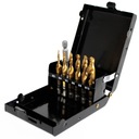 СВЕРЛА HSS РЕЗЬБОВЫЕ M3 - M10 7 ЭЛЕМЕНТОВ.