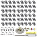 РЕМКОМПЛЕКТ ПОТОЛКА АВТОМОБИЛЯ 62 ШТ. СЕРОГО ЦВЕТА + БЕСПЛАТНО