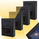 4x LAMPA SOLARNA LED ELEWACYJNA ŚCIENNA TARAS ZEWNĘTRZNE LAMPY WODOODPORNE
