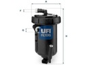 FILTRO COMBUSTIBLES UFI 55.147.00 