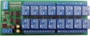 16 реле RS485, модуль MODBUS RTU