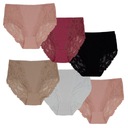 6x MAJTKI DAMSKIE KORONKOWE MAJTKI DAMSKIE r. XL