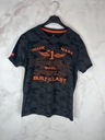 Superdry Szary T-Shirt Męski Moro L 40 Kolor szary