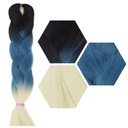 СИНТЕТИЧЕСКИЕ волосы для косичек ЦВЕТНЫЕ косички НАРАЩИВАНИЕ ВОЛОС ОМБРЕ